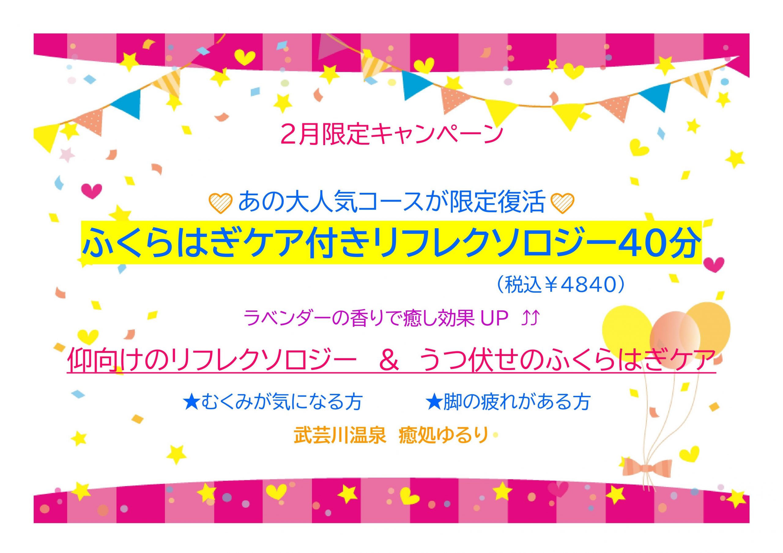 2月のキャンペーン情報