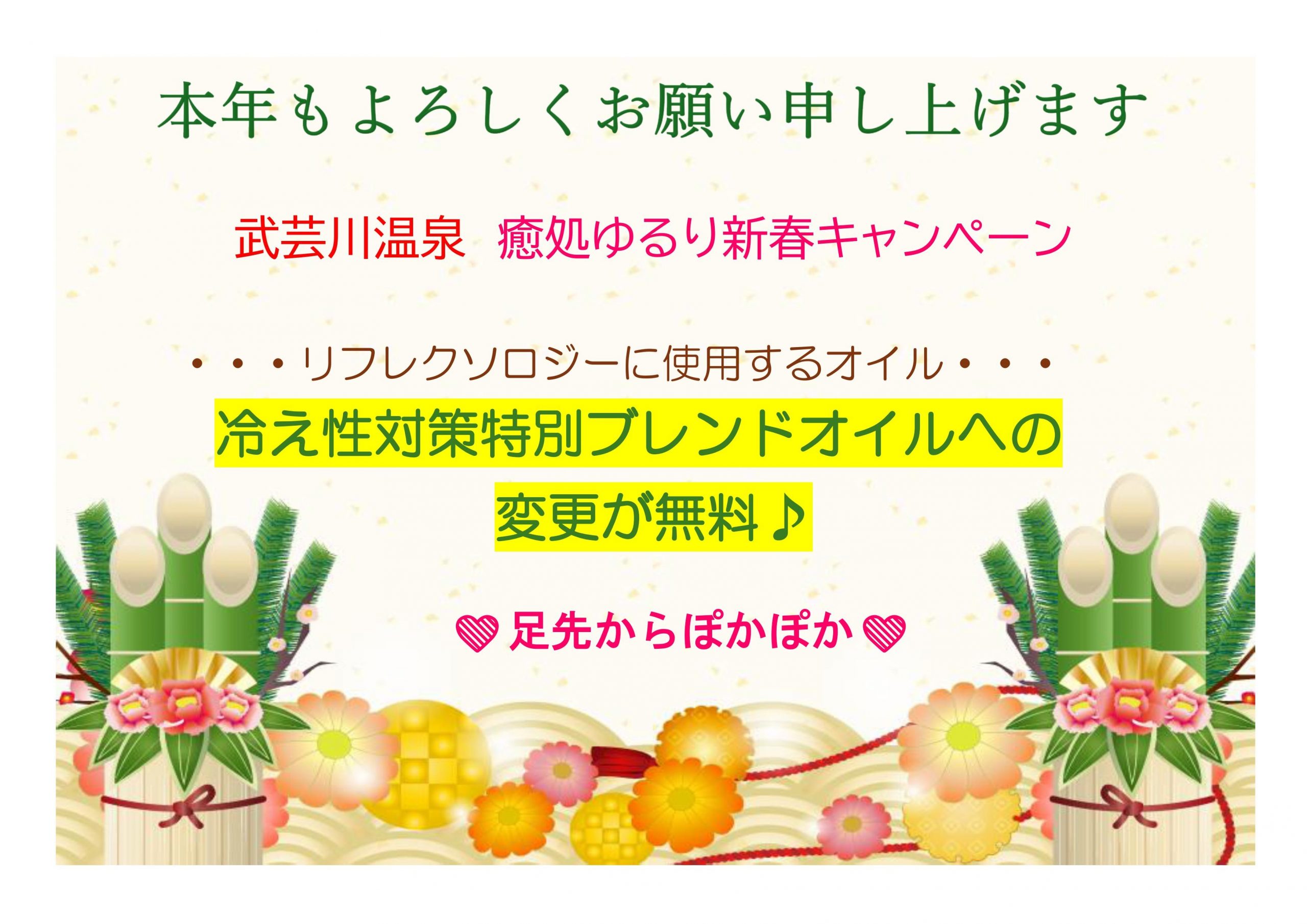 1月のキャンペーン情報