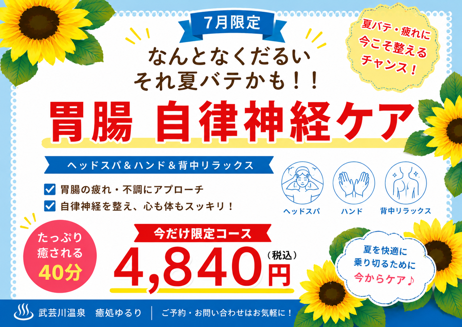 7月のキャンペーン情報